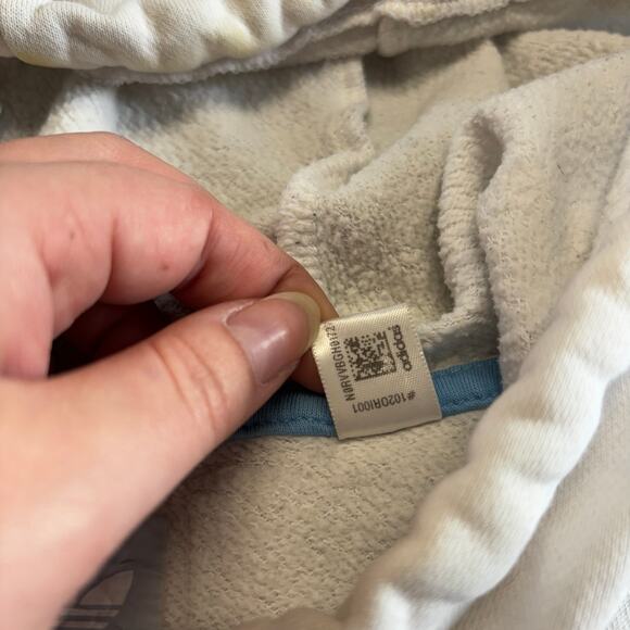 Adidas Snoop X Gonz Skateboarding White Blue Mens L Skater Hoodie Streetwear - Picture 10 of 10